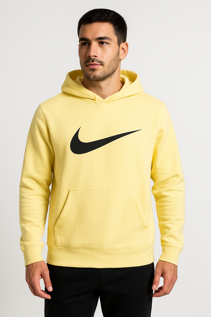 HODDIE AMARILLO CON CAPOTA