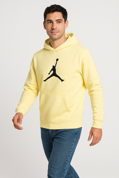 HODDIE AMARILLO CON CAPOTA