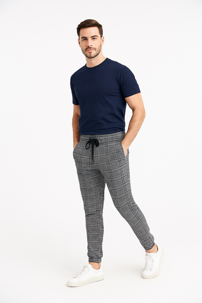 PANTALON DE CUADROS PARA HOMBRE